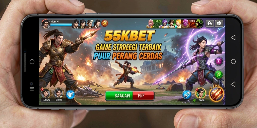 Tampilan gameplay inovatif dari 55KBET yang penuh strategi.