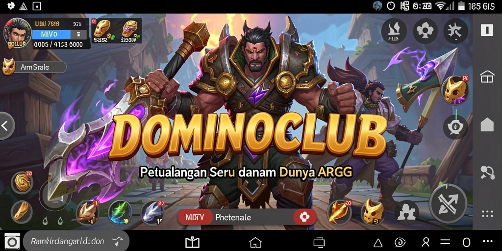 Tangkapan layar gameplay seru di DOMINOCLUB dengan aksi ARPG yang mendebarkan.