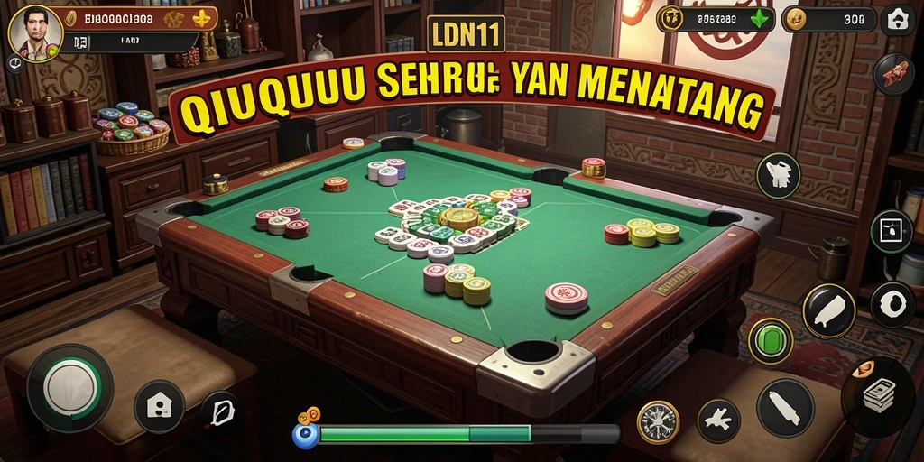 Screenshot gameplay QiuQiu yang penuh aksi dan seru.