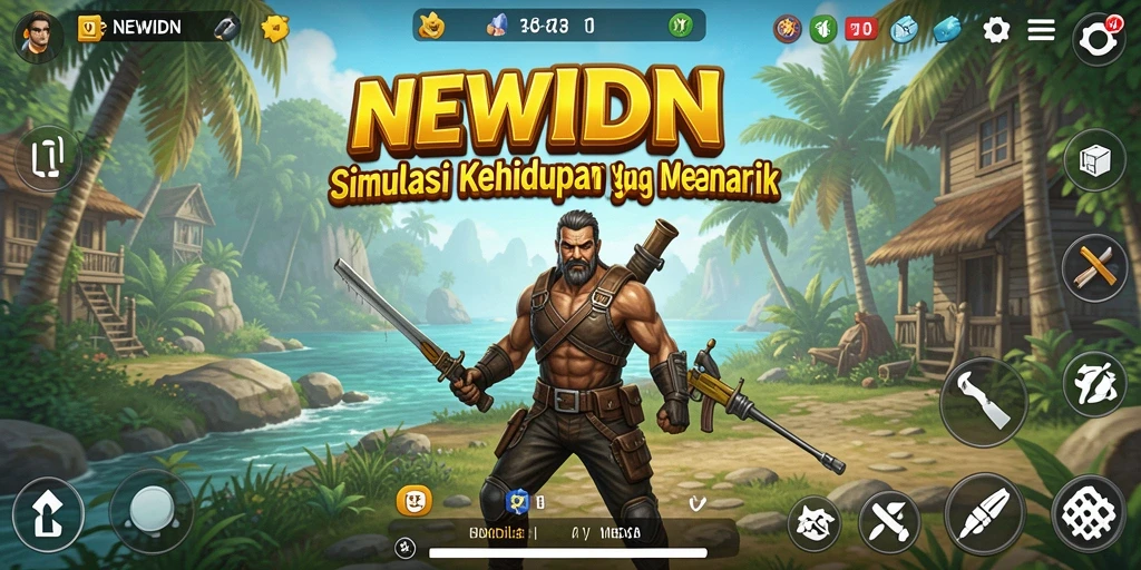Gameplay menarik dalam <strong>NEWIDN</strong> dengan interaksi sosial yang kaya.