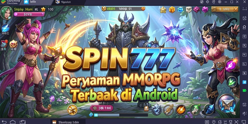 Gameplay seru SPIN777 dalam dunia MMORPG yang luas.